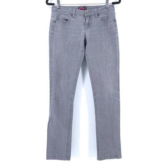 Forever 21 Normcore Slate Gray Denim Cotton Blend Stretchy Skinny Jean 27 x 30 - Picture 2 of 11